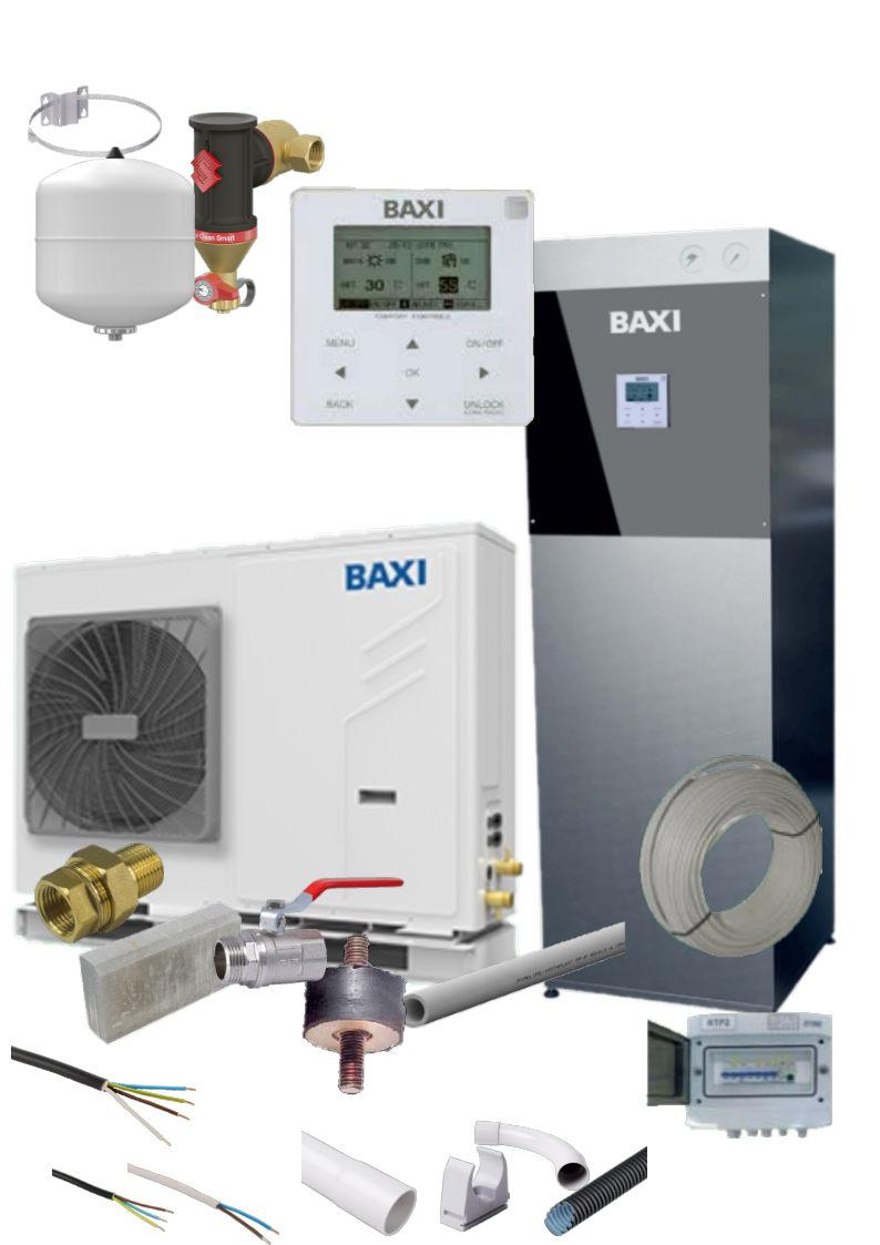 Tepelné čerpadlo Baxi Auriga 8M+ Eco 1
